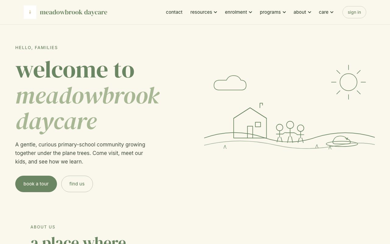 Gentle school website template
